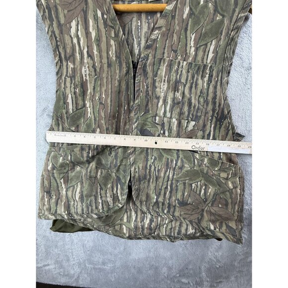 Vintage Realtree Camo Hunting Vest Mens Medium Made USA Utility Game Bag Pockets - Picture 7 of 15